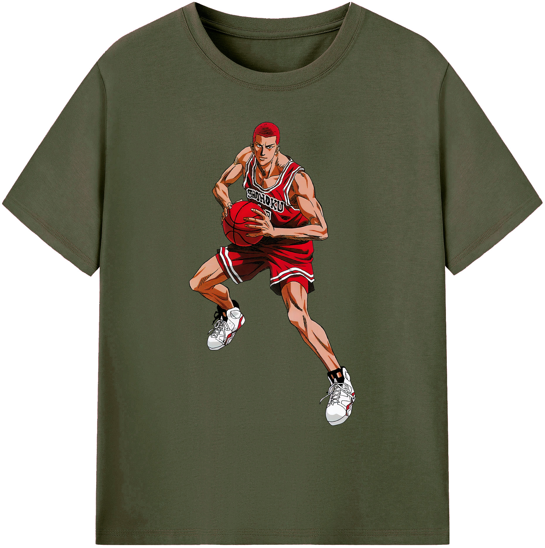 （画像用） SLAM DUNK／スラムダンク 綿100％ メンズ半袖Tシャツ｜肌触りやわらか＆通気性